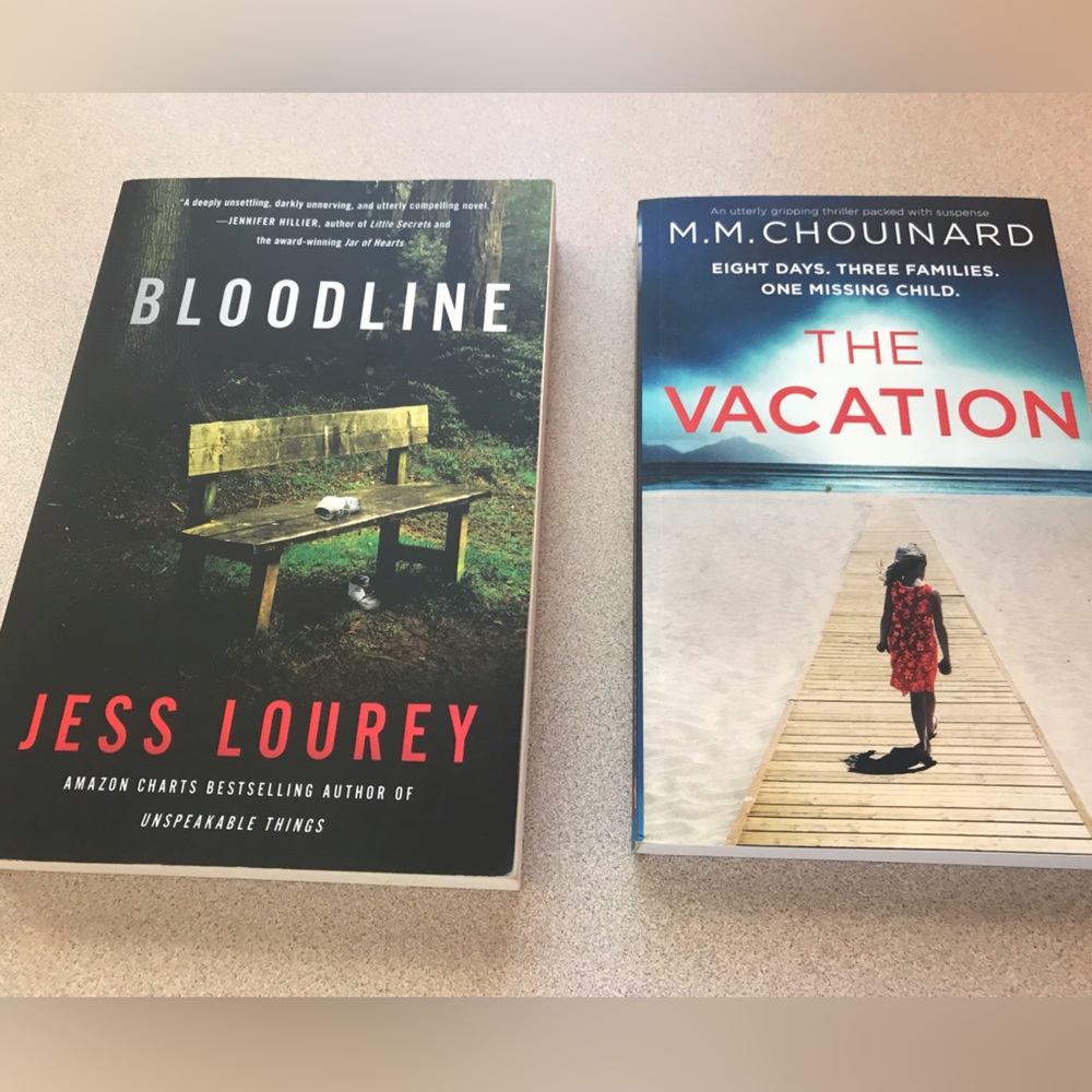 Used softcover mystery/thriller/suspense books